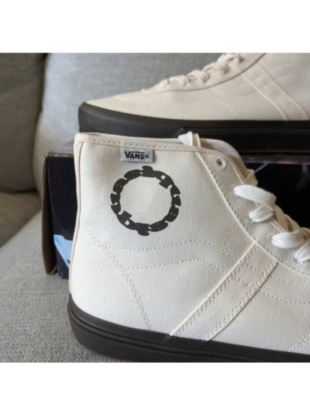 Vans Crockett Hi Decon Quasi Men White Popcush Skateboard Collaboration 072026 - Picture 3 of 8